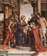 LIPPI, Filippino The Marriage of St Catherine gwt painting